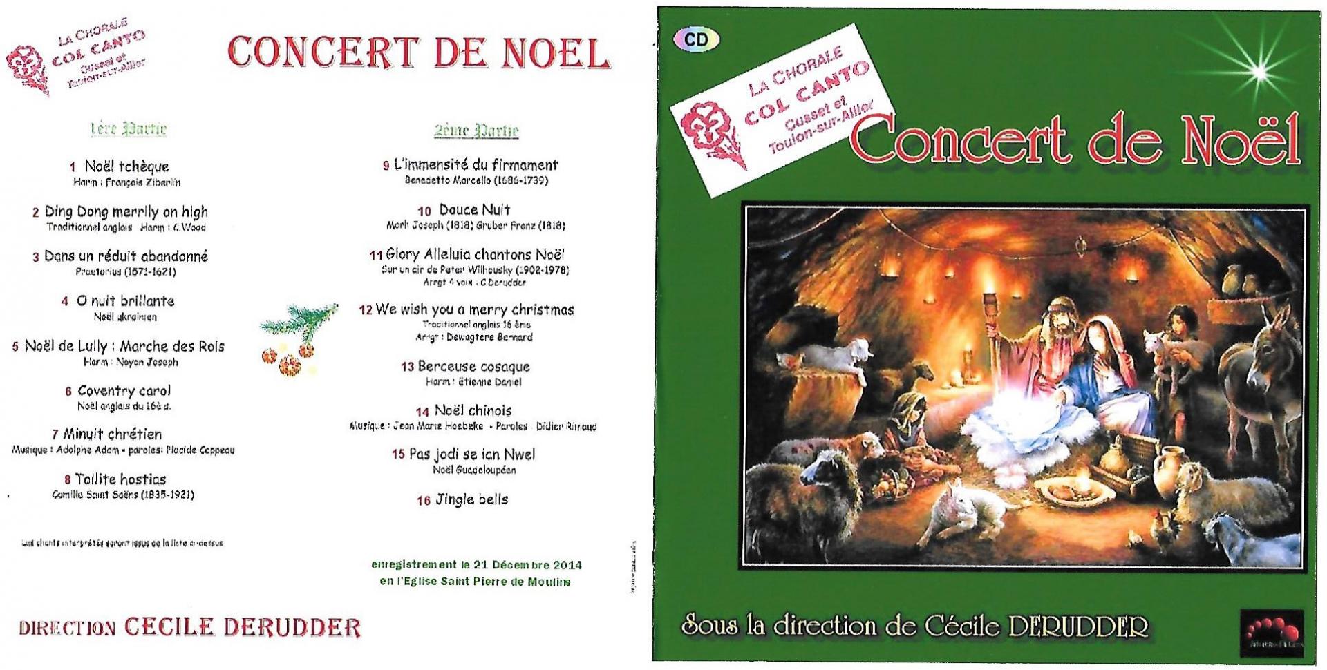 Cd concert de noel 2014