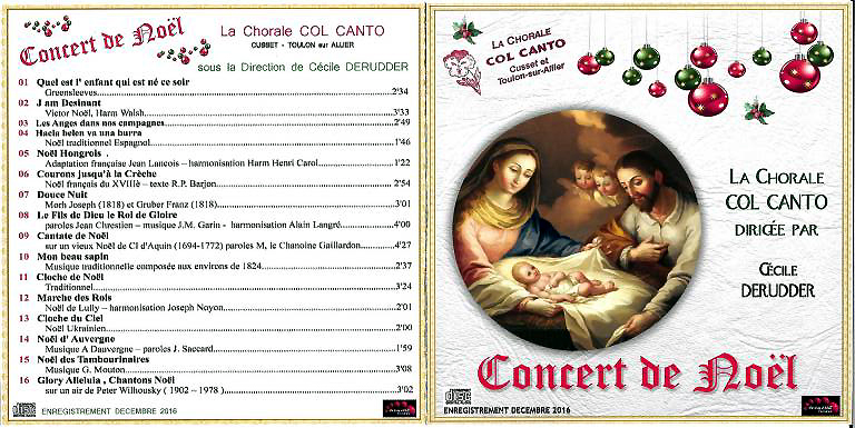 Cd concert noel 2016