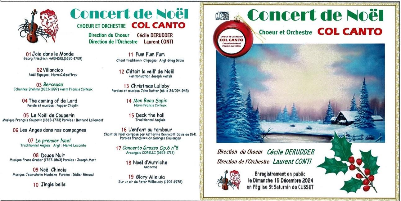 Cd concert noel 2024