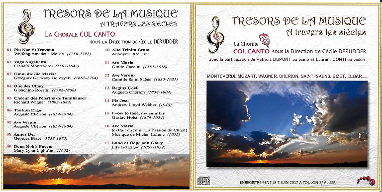 Cd concert tresor de la musique 2017