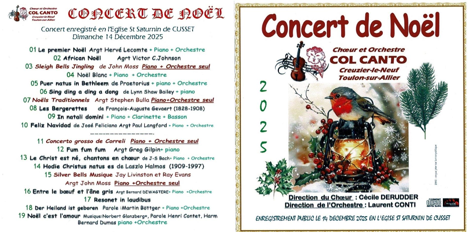Cd concert noel 2024