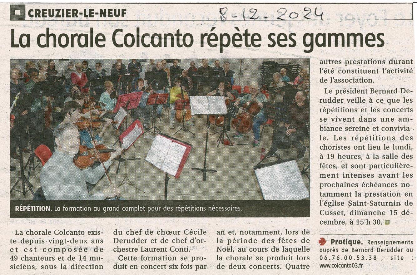 Repetition col canto
